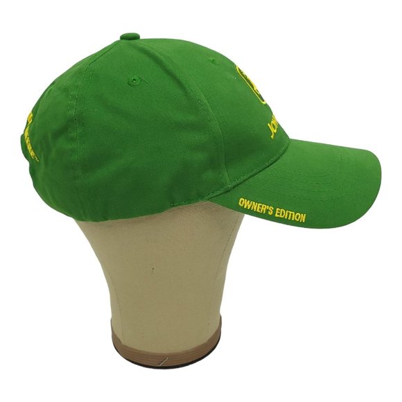 John Deere Owners Edition Tuck Strap Cap Nothing Runs Like A Deere Farmer Hat - Picture 9 of 12